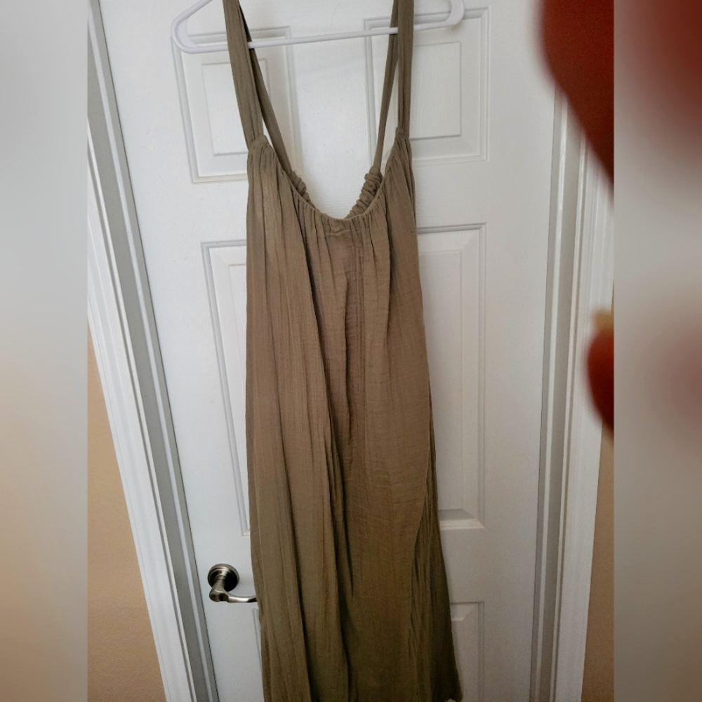 Old Navy Tan Maxi Dress